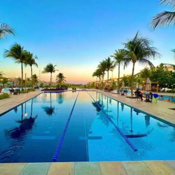 Golf Ville Residence Resort, apartamento 3 suítes, 110m2, Porto das Dunas próx ao Beach Park