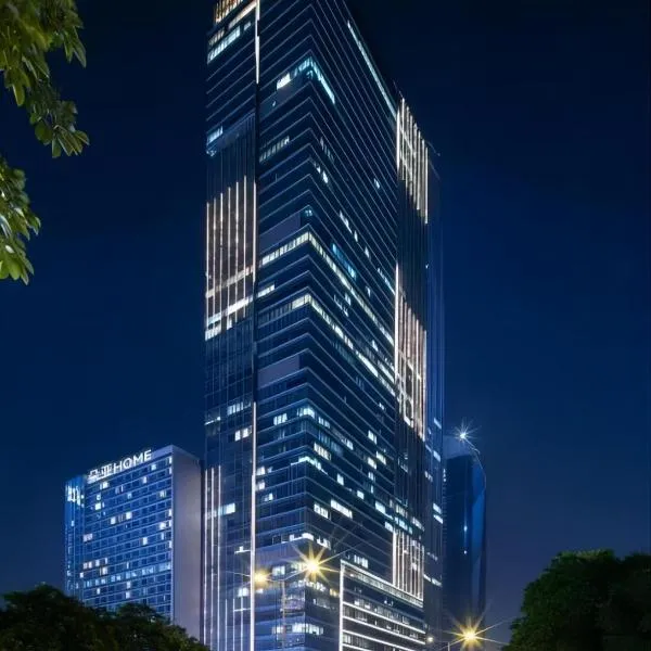 Doria Home International Apartment -Guangzhou Huijin IFC Keyun Road Metro Branch-Canton Fair Free Shuttle, hotell sihtkohas Guangzhou