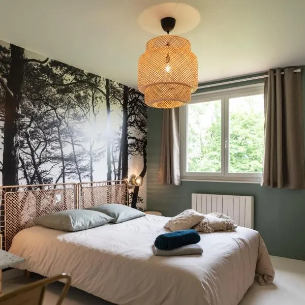 Gite "LES SAULES" - Calme & Confortable - Lit QUEEN SIZE - Vue sur étang à 10mn du TOUQUET, hotel em Saint-Josse