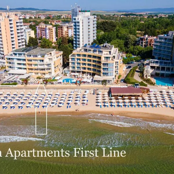 Perla Apartments First Line, hotelli Nesebarissa