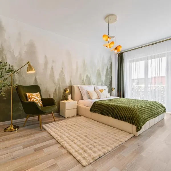 Evergreen Escape Apartment Coresi, hotel a Braşov