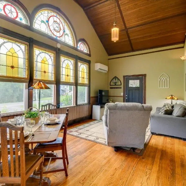 Restored Ovid Church Near Cayuga Lake Wine Trail, Hotel in Ovid