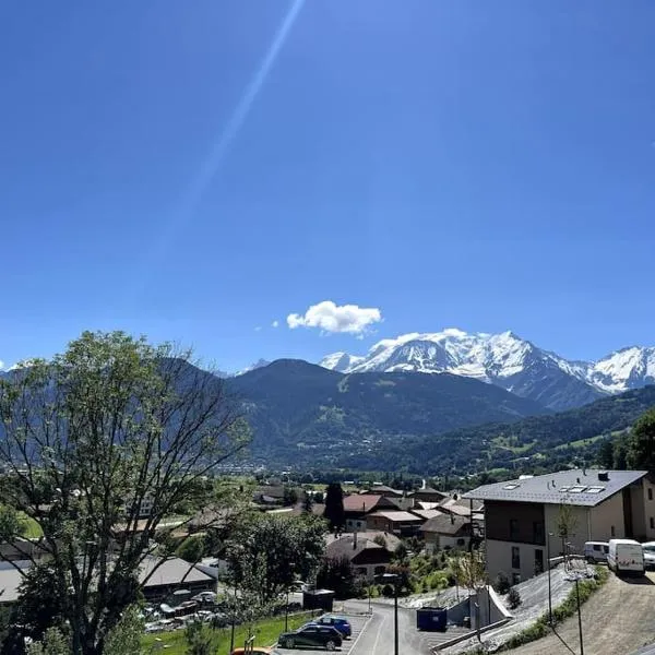 Appartement au pied du MontBlanc, hotel v destinaci Domancy