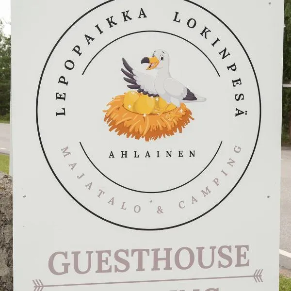 Lepopaikka Lokinpesä, Majoitus ja Camping, hotel v destinaci Ahlainen