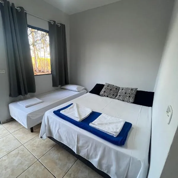Quarto de Casal Pousada Dos Ypês, hotel v destinaci Artur Nogueira