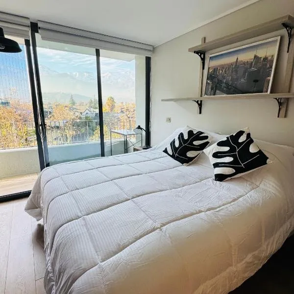 Moderno departamento vanguardista en el corazón de Las Condes, hotel en Santiago