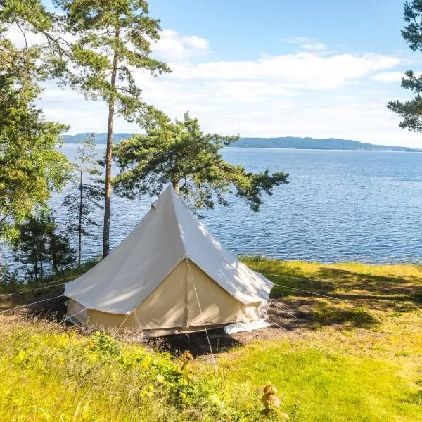 Glamping - Løvøya Oslofjord, hotel v destinaci Horten
