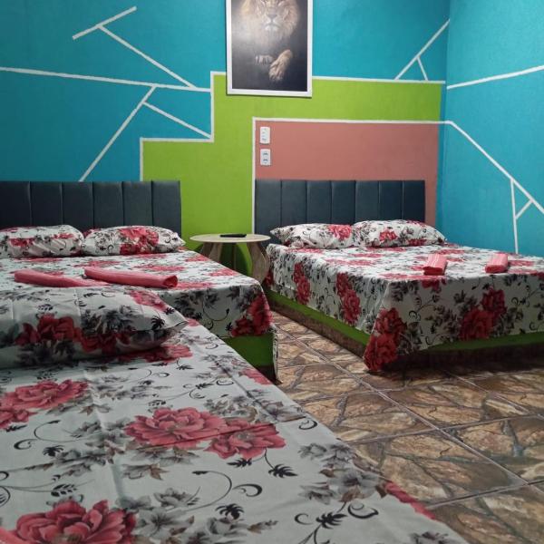 Quarto, garagem, portão automático, banheiro, wi-fi, tv, frigobar e ventilador de teto - Foto 2