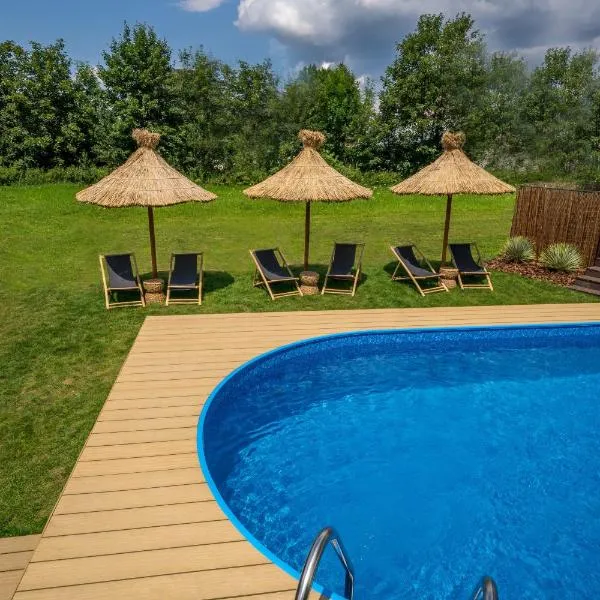 Dom Wczasowy U Eli - ruska bania, sauna na wyłączność, basen podgrzewany, hotell sihtkohas Białka Tatrzanska