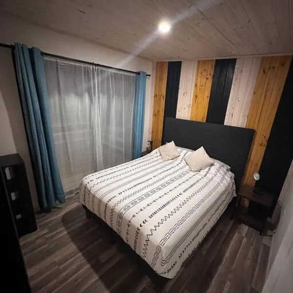 Noche de descanso y tinaja con vista al bosque, hotel v destinaci Huehuinco