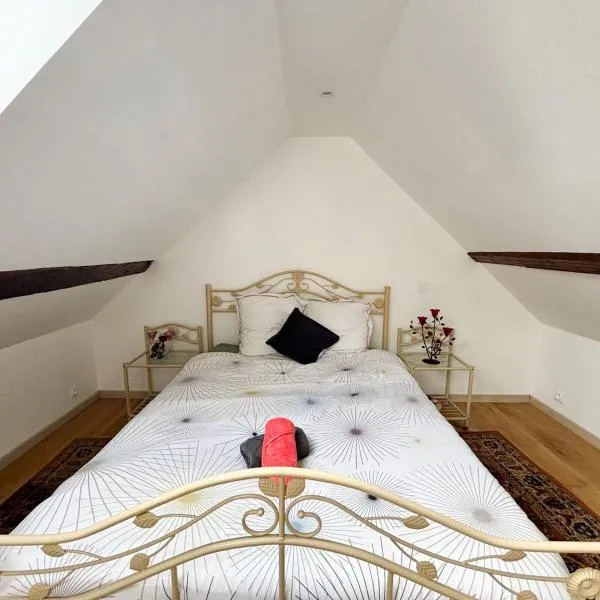 Maison à la campagne pour 7 pers, wifi et parking, hotel in Aube-sur-Rîle