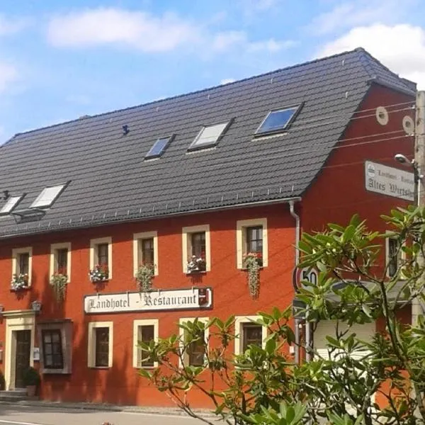 Altes Wirtshaus Fördergersdorf Bed & Breakfast, hotel v destinaci Tharandt