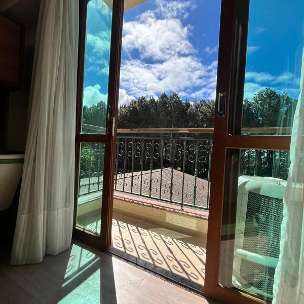 Flat com Cozinha Vista Azul Apart Hotel