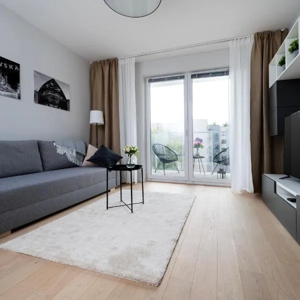 Łódź Manufaktura - Balcony & Workspace by Rentujemy, hotel v Lodži