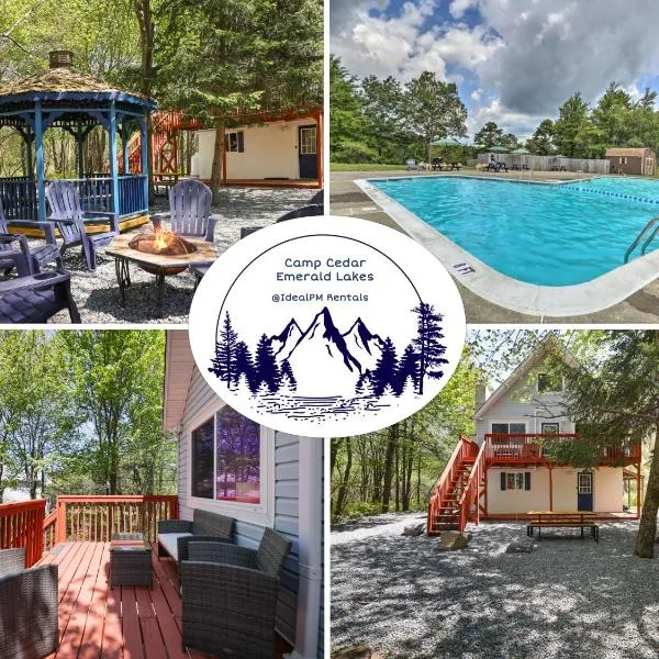 Camp Cedar:7 miles to Camelback, 5 to Kalahari!, hotel di Long Pond
