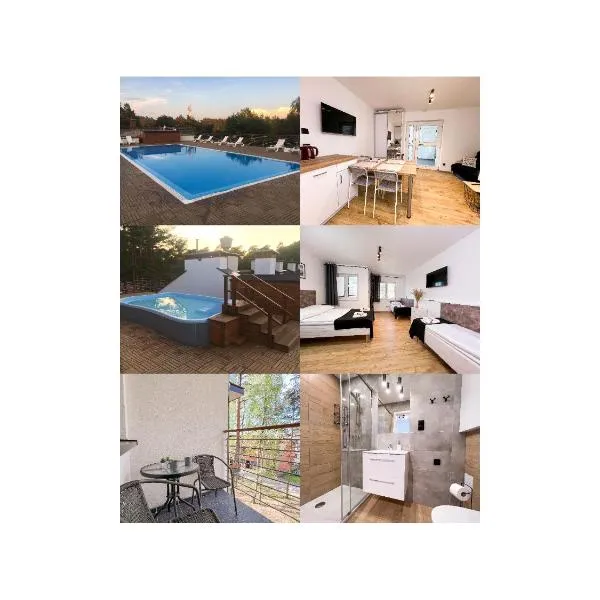 Viesnīca RAJSKA PLAZA Poddąbie Basen odkryty brodziki Basen kryty Plac zabaw Animacje pilsētā Poddobje