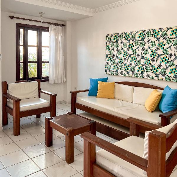 Casa em Condomínio localizado a aproximadamente 250m da praia de Taperapuã e da Arena Axé Moi, com 3 suítes todas com ar condicionado, piscinas adulto e infantil, sauna, portaria 24hrs e internet privativa 300MBPS. - Foto 5