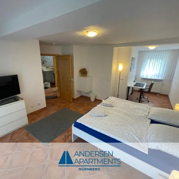 Toplage für Beruf & Freizeit in Nürnberg - Andersen Apartments, hotel in Nürnberg