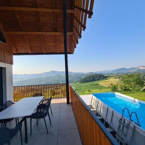 Villa Strtenica in the vineyard, hotell sihtkohas Pristava pri Mestinju