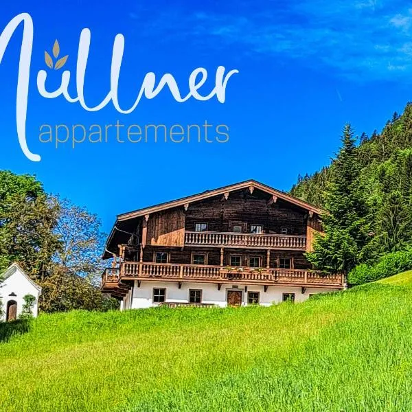 Müllner Appartements Historisches Haus mit Bergblick, umgeben von Wäldern & Wiesen, hotel in Thiersee