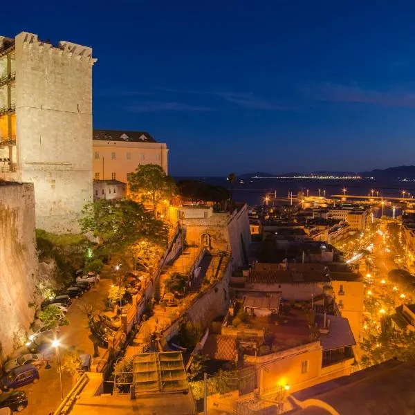 Cagliari में, होटल Martini Time, panoramic terrace on the castle walls