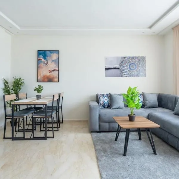 Superbe appartement avec terrasse privée、カサブランカのホテル