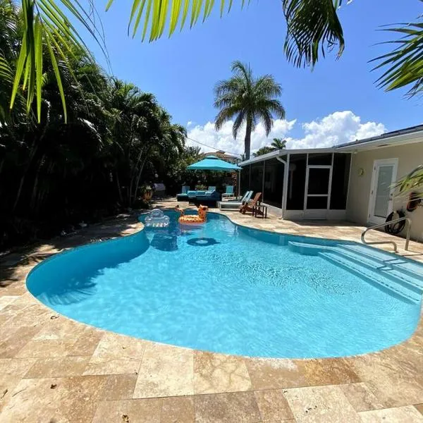 Deerfield Beach heated pool house, hotel in Deerfield Beach