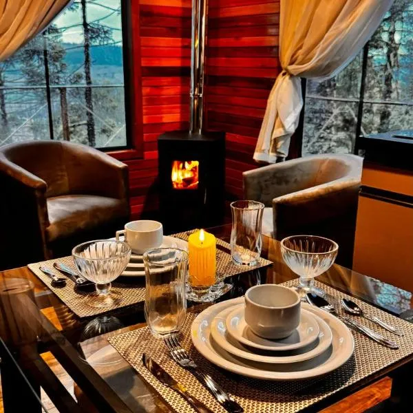 Cabana Rural Alpen Ville com Hidromassagem - Cozinha Completa, hotel in Bom Jardim da Serra