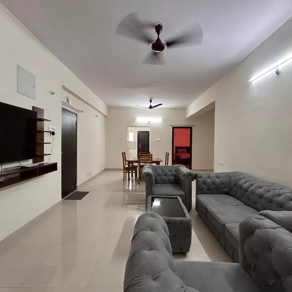 Mee Homes Madhapur Family Stay Fully Furnished 2 BHK Premium Flats 302, hotel v destinaci Hajdarábád