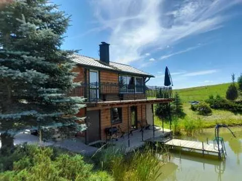 Domek nad stawem, hotel in Udryń
