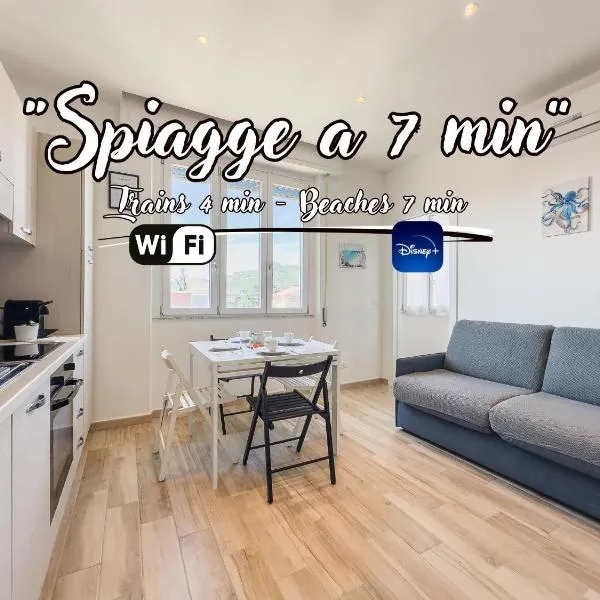 Beaches 7 min away - WiFi - Smart TV, hotel Albisola Superioréban