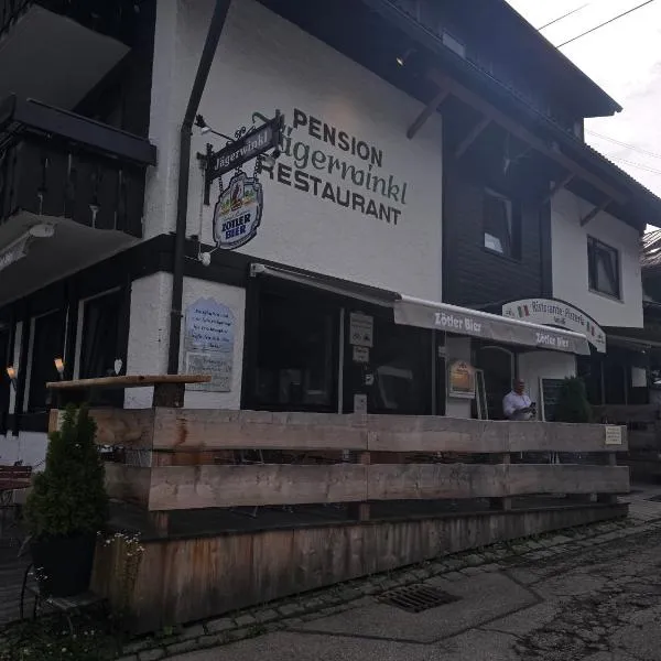 Pension – Restaurant Jägerwinkl, hotel v destinaci Rettenberg