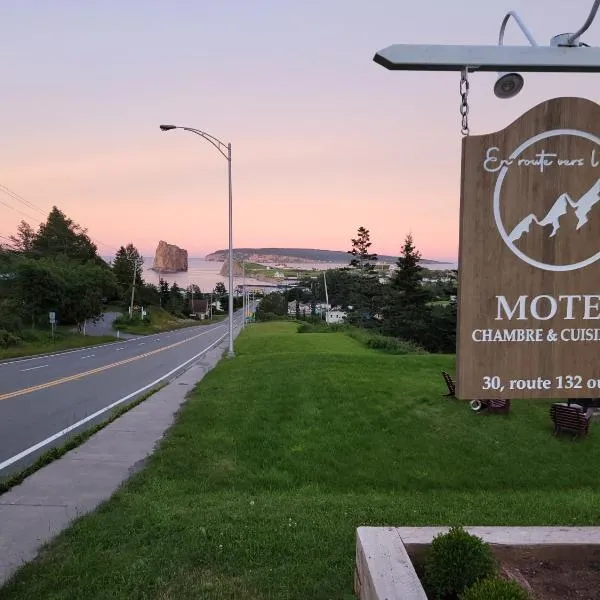En route vers l’infini, hotel en Percé