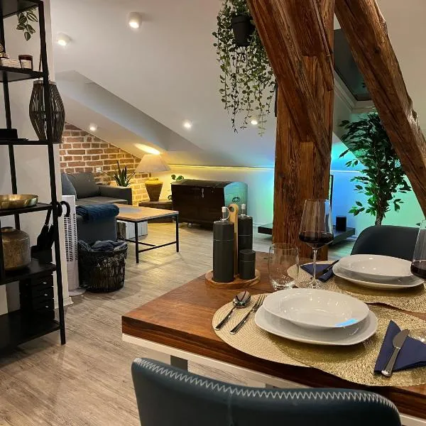 BEYOND Staying Loft Appartment 23 Frei Stehende Badewanne, khách sạn ở Passau