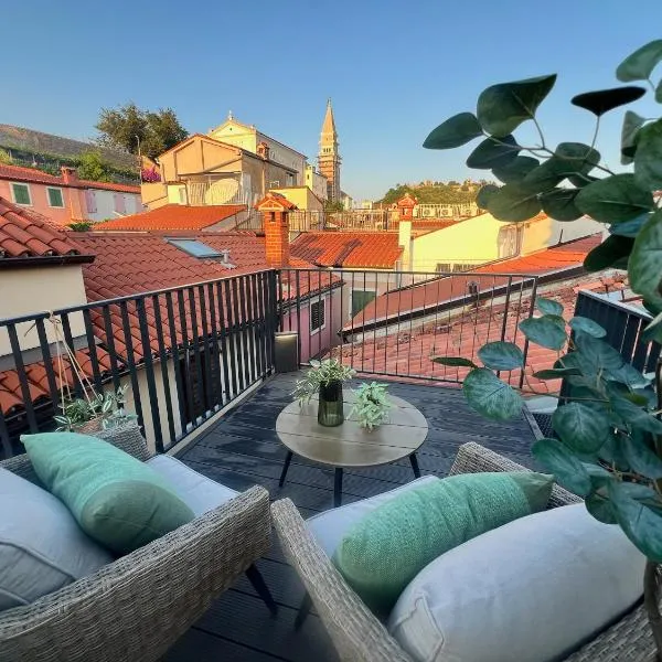 Piraneo apartments, hotel v destinaci Piran