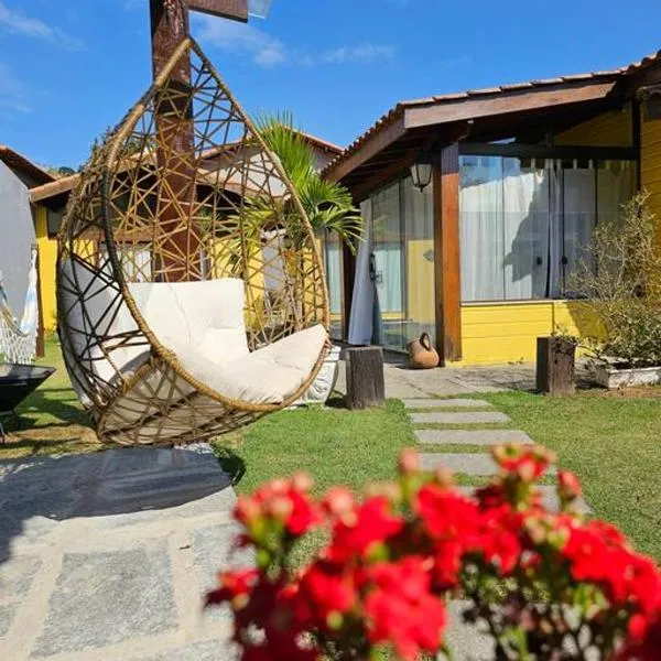 CASA AMARELA RECANTO Mesmo bairro da pizzeria Borgo Del Vino โรงแรมในAreal