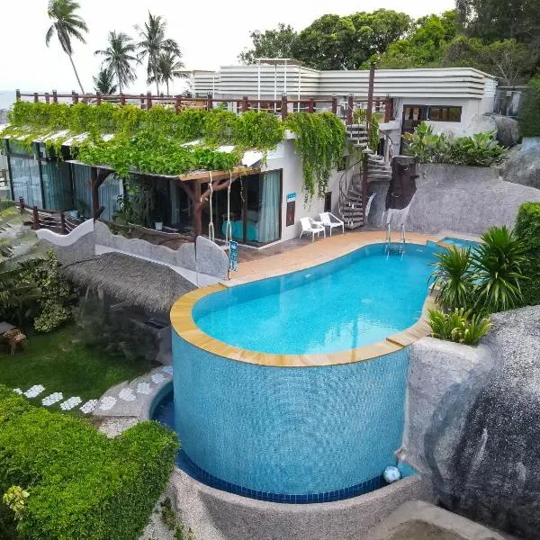 ๋ผ๋ง์ด์ ์์นํ ํธํ
The Rock Samui Beachfront Villa