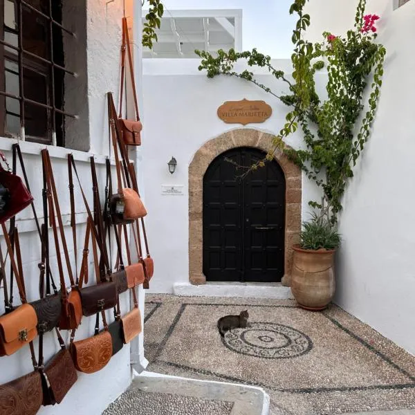 Elegant-Lindian Villa Marietta, hotell sihtkohas Lindos