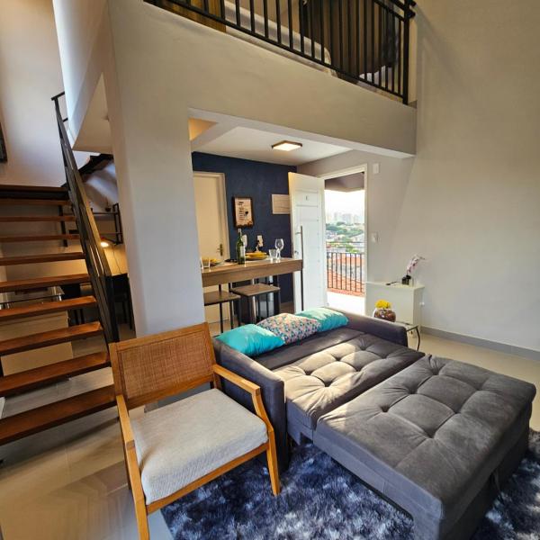 LOFT Charmoso Aeroporto SP Expo com AC - Foto 2