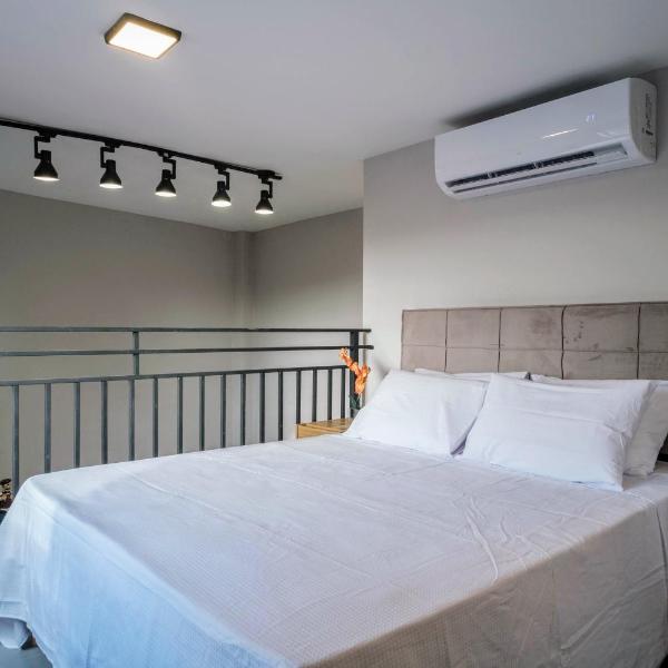 LOFT Charmoso Aeroporto SP Expo com AC