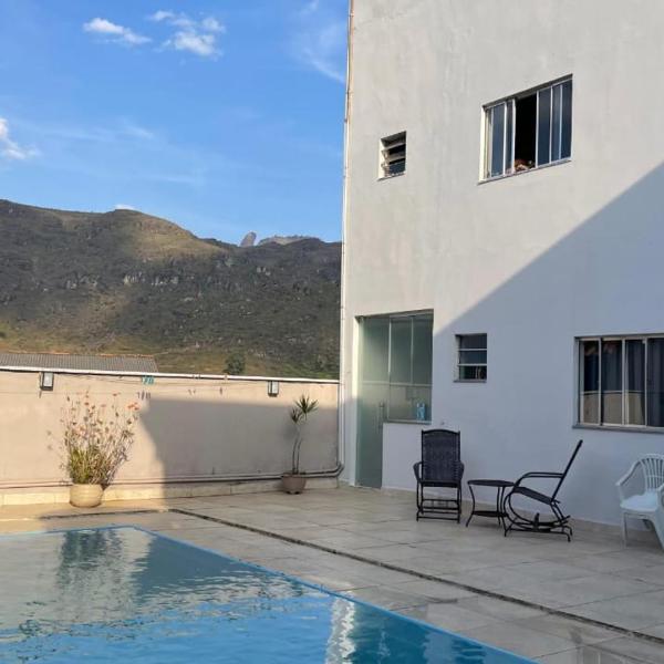 Ap Ouro Pret - com piscina aquecimento solar e churrasqueira - Foto 4
