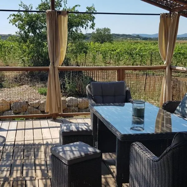 Lodges dans les vignes Domaine Terre des Mages, hotel v destinaci Saint-Geniès-de-Fontedit