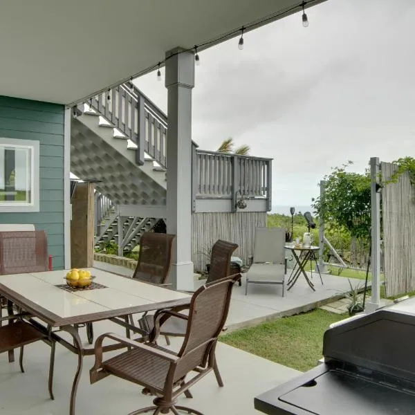 The Aloha Green House Retreat with Ocean Views!, hotel v destinaci Naalehu