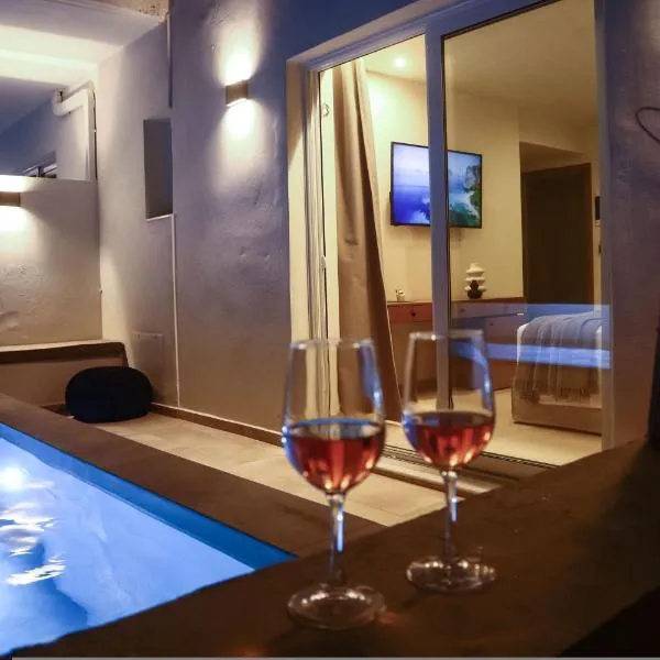 Rhotheon Suites in Ialysos Rhodes - private pool in selected rooms, hotel in Ialyssos