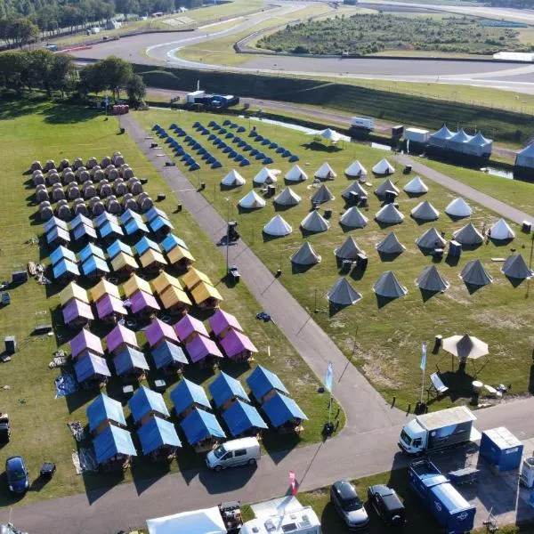 TT Circuit Assen 2026 Glamping incl stroom, Hotel in Assen
