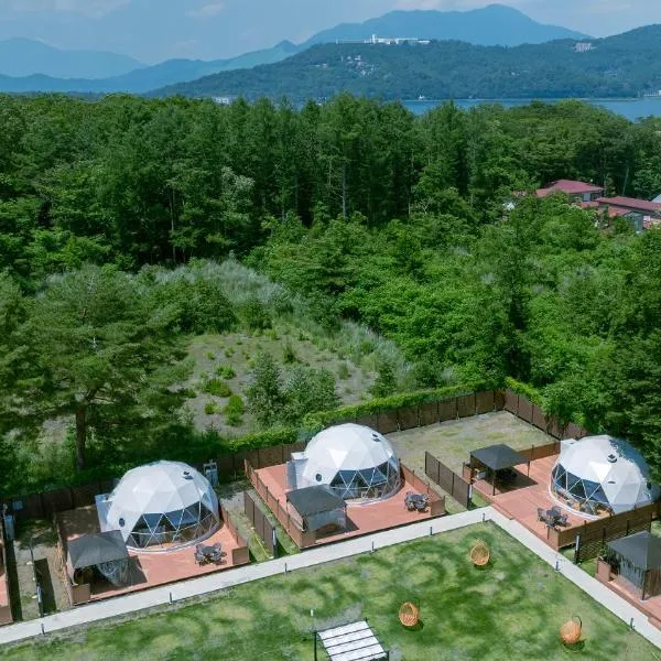 Gramercy Village 山中湖 Glamping &Sauna, hotel v destinaci Yamanakako
