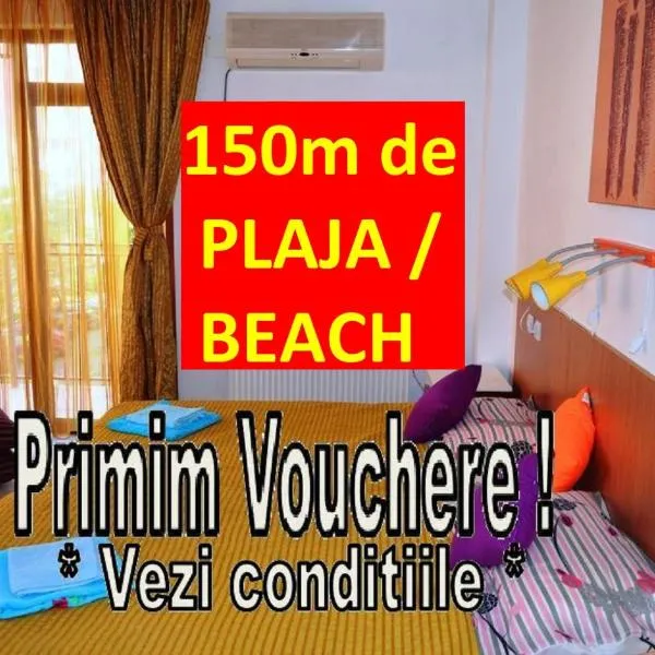 Garsoniere Victor Seaview Aer Conditionat- Bucatarie-Primim Carduri Vacanta-Pet Friendly la 3 minute de Plaja Reyna-Zoom Beach, khách sạn ở Constanţa