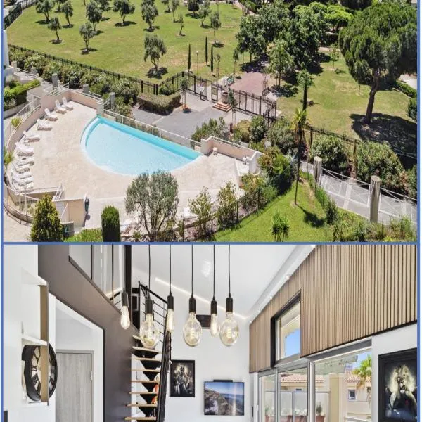 DUPLEX VILLA LES PINS 89m2 et terrasse 30m2, hotel v destinaci Antibes