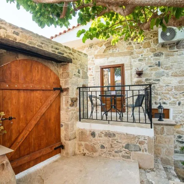 Stone house Elefteria near Matala beach, hotel Petrokefáliban