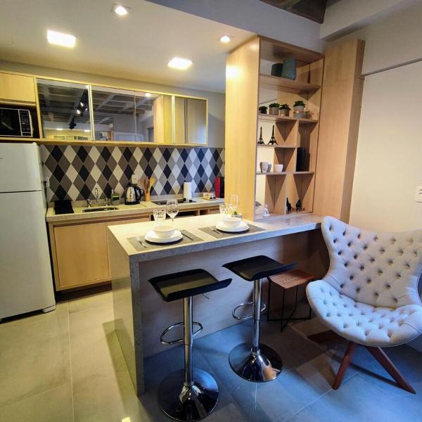 Studio em frente Parque Farroupilha com garagem - Foto 4